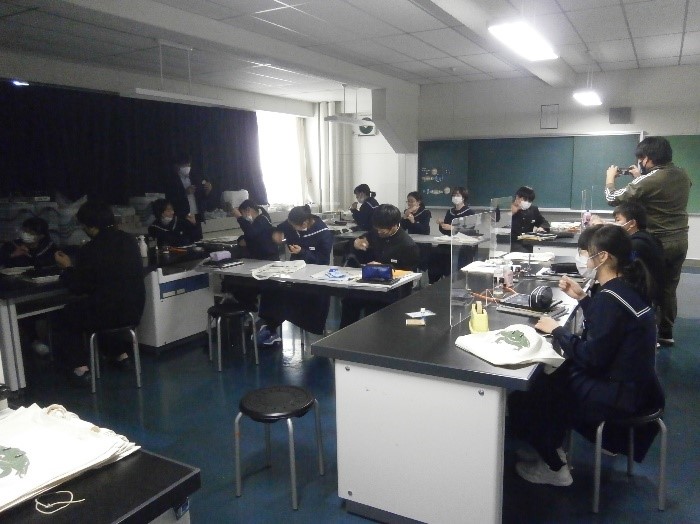 写真5 実験の様子。