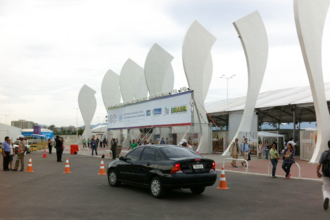 photo. 展示会場（Athletes Park）