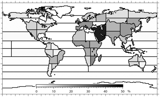 fig. 吸収排出量の不確実性の低減率