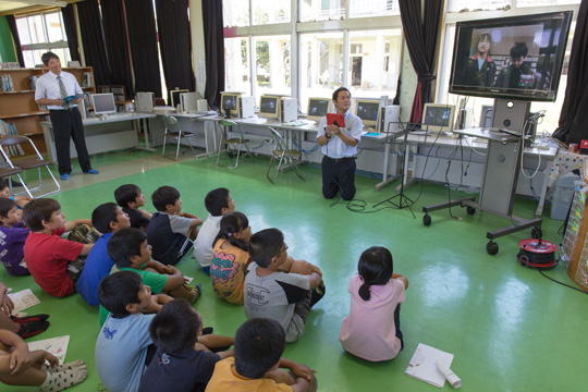 photo. 波照間小中学校