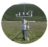 Figure 9: CO2 uptake monitoring equipment in the grasslands of the Tibetan Plateau
